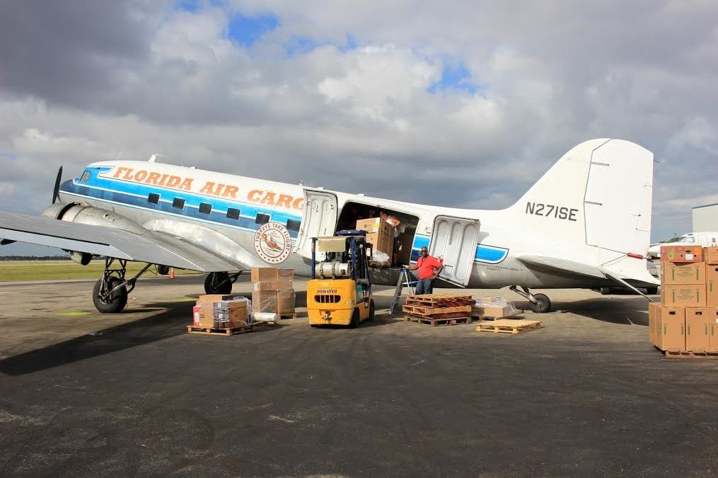 cargo plane in Miami